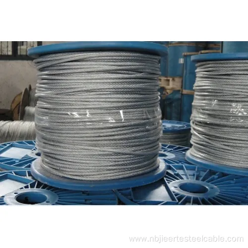 Wire Rope Galvanized Cable 7X7